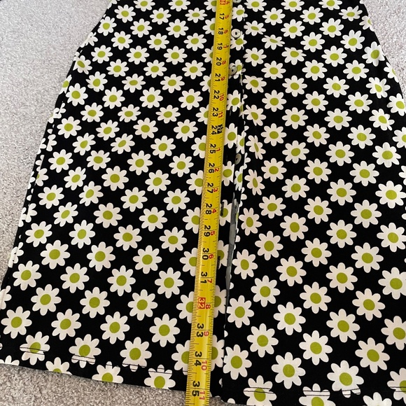 GLAMOROUS SIXTIES FLOWER JERSEY LONG SLEEVE BODYCON DRESS WITH COLLAR NWT 6 - Picture 12 of 14